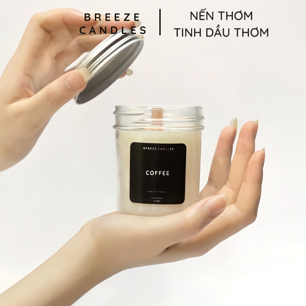 Nến thơm thiên nhiên hương cà phê ấm áp - COFFEE - 150gr