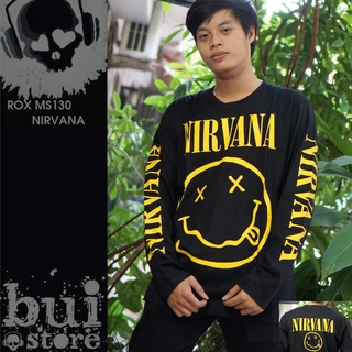 Áo Rock: áo Dài tay Nirvana ROX MS130 - Bụi Rock 888