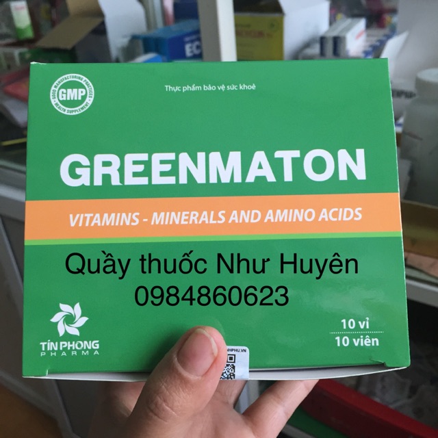 Viên uống bổ xung vitamin và khoáng chất cho cơ thể GREENMATON