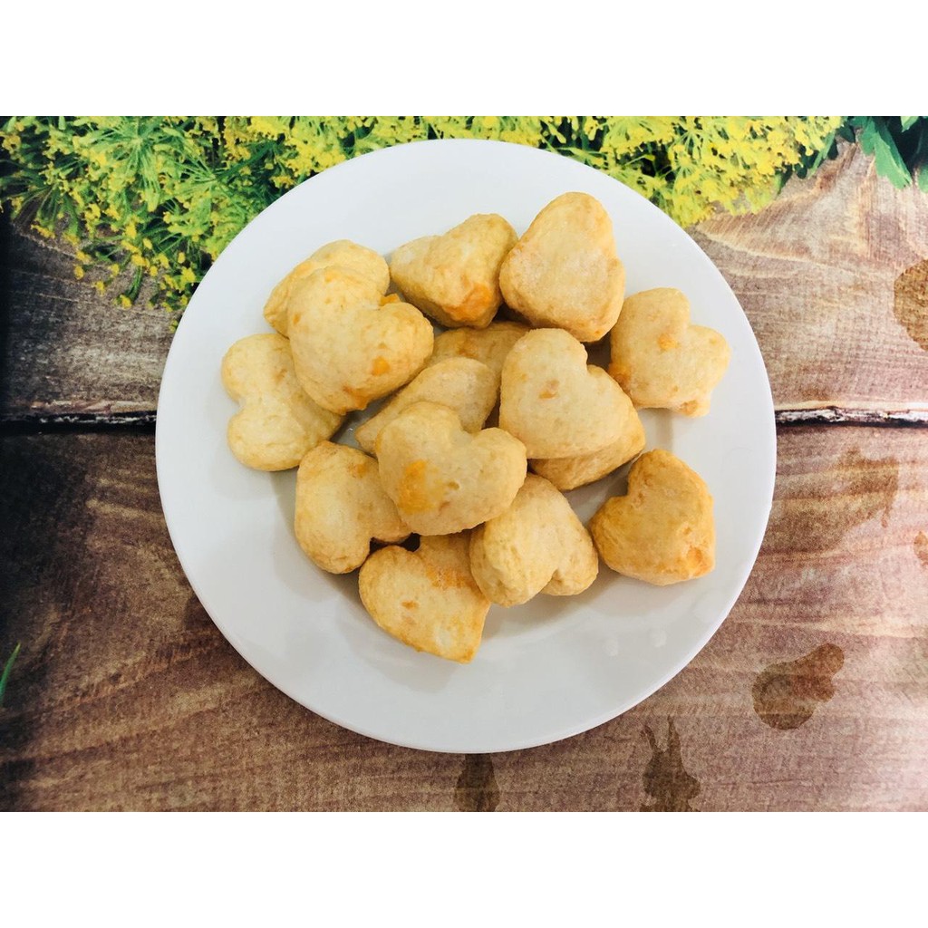 500g đậu hủ hải sản Nhân Phô mai hình trái tim Lichuan