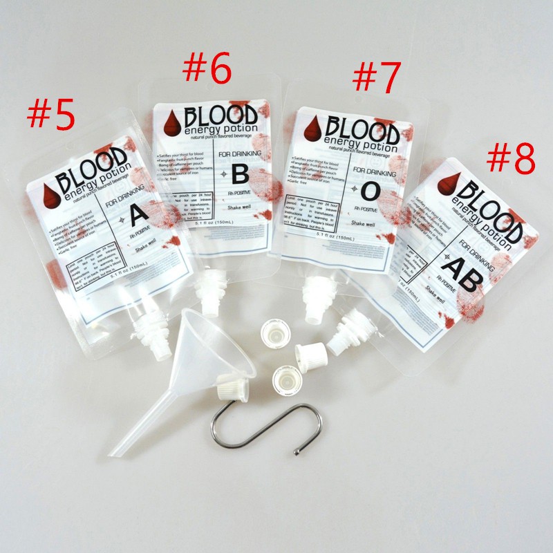 Set 2 túi rỗng dung tích 250ml đựng nước trái cây độc đáo