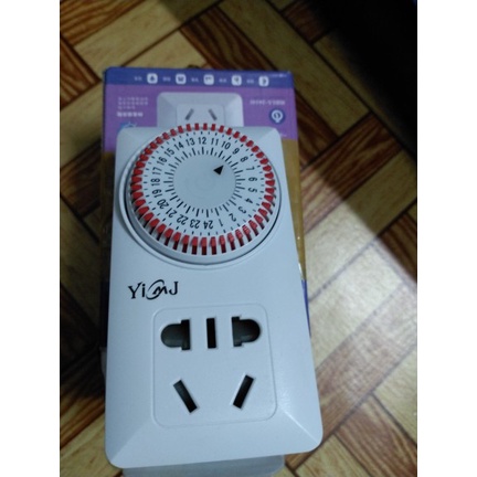 Ổ cắm điện hẹn giờ cơ  24 tiếng Công tắc hẹn giờ tự động Ổ cắm cơ học Ổ cắm phích cắm cuộc hẹn 2500W TW-960