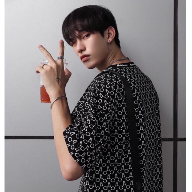 Áo phông ngắn tay chính hãng Mikenco MONOGRAM unisex