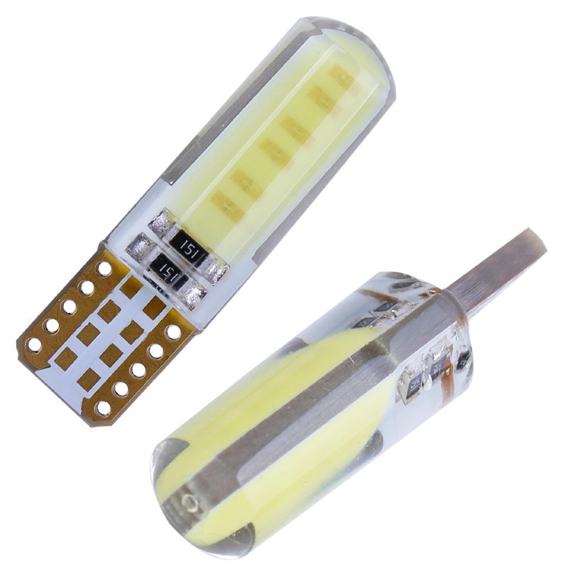 Đèn Đọc Sách T10 W5W COB 194 168 6000K 12V Cho Xe Hơi