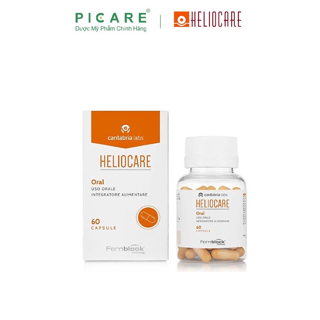 Viên uống chống nắng Heliocare Oral Capsulas 60Viên