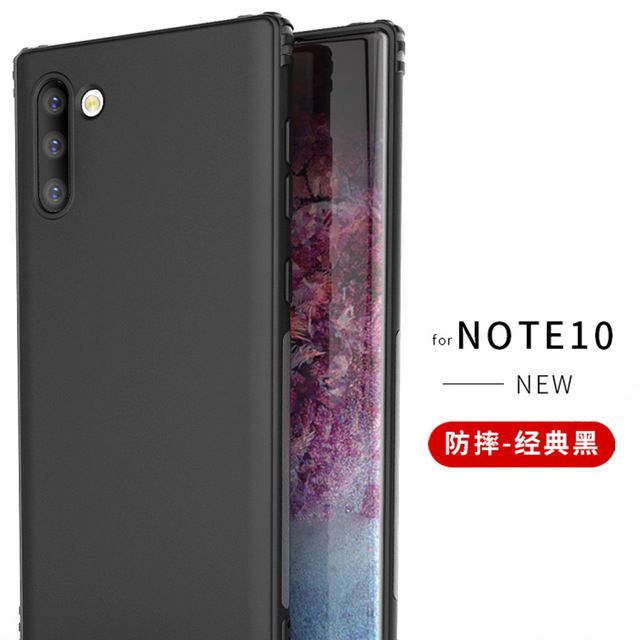 Ốp lưng Samsung Galaxy Note 10 dẻo TPU chống sốc thế hệ mới bảo vệ 4 góc bảo vệ camera ( đen )