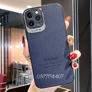 (iPhone 12) Ốp lưng da Dlonsbảo vệ camera viền vàng iPhone 12, 12 Pro, 12 Pro Max, 11, 11 Pro, 11 Pro mã, Xs max XR 7+