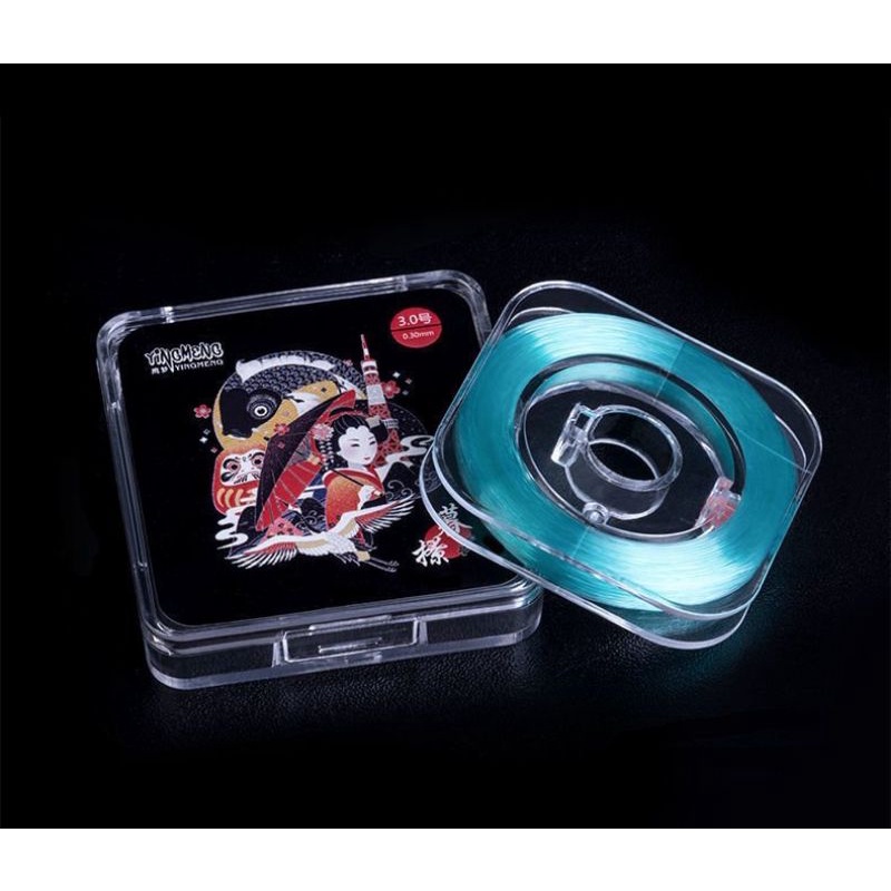 Cước câu cá siêu bền yingmenq chịu tải tốt, sợi dây dai chắc, chống xoắn dây