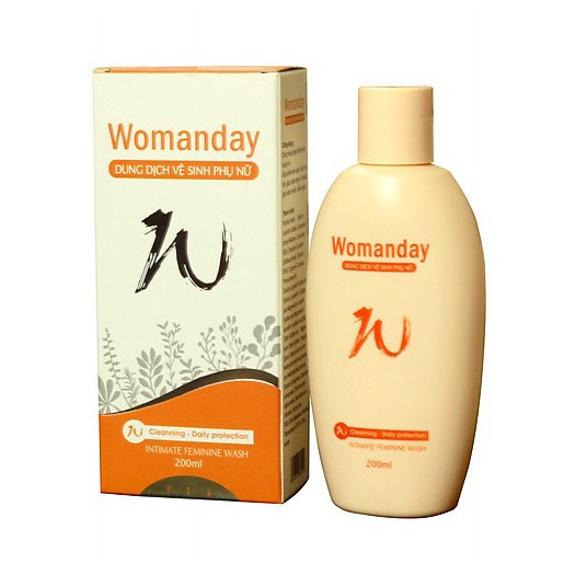 Dung dịch vệ sinh Womanday – Hỗ trợ làm sạch, giảm nấm ngứa vùng kín (200ml)