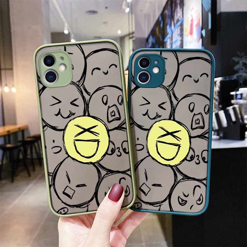 Ốp Điện Thoại Cứng Viền Vuông Bằng Silicon Mềm Mặt Nhám Cho Samsung galaxy J8 2018