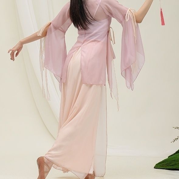 Trang Phục Múa Truyền Thống Trung Hoa Cổ Điển Màu Sắc Tương Phản 08.04