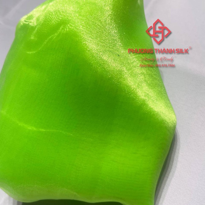 Vải Voan Kiếng Cát Chất Vải Cứng,Óng Ánh Hơi Đơ Nhẹ,Dùng May Hoa Vải,May Scrunchies, May Đầm Công Chúa PHƯƠNG THÀNH SILK