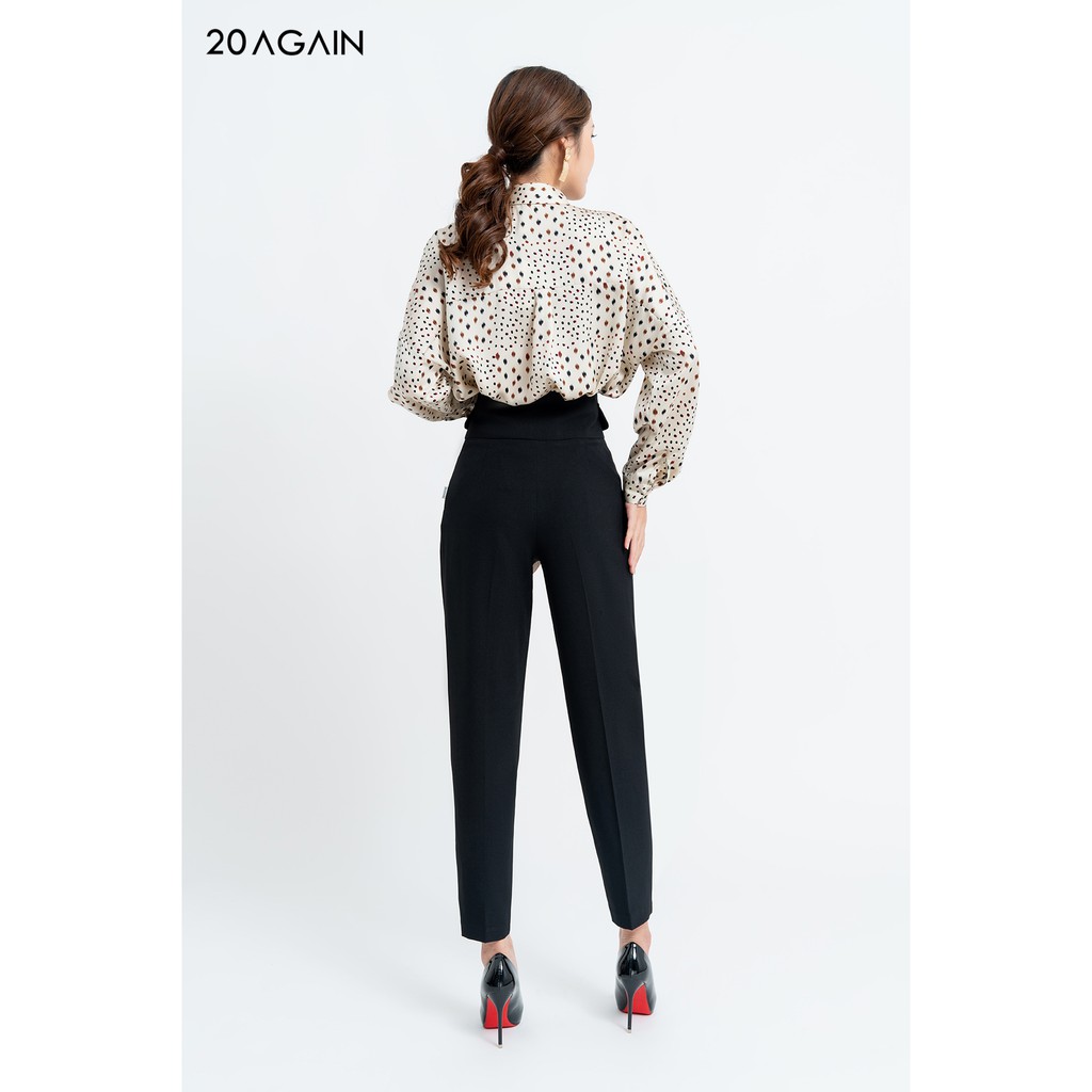 Quần Âu nữ công sở Nắp Túi Đính Cạp QAA1049 20AGAIN