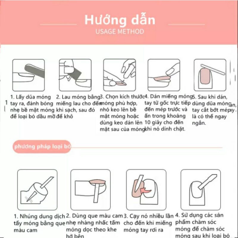 SET 24 MÓNG TAY GIẢ THỜI TRANG + KEO DÁN MÓNG Z118