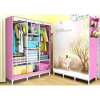 Tủ vải 3D 3 buồng 8 ngăn