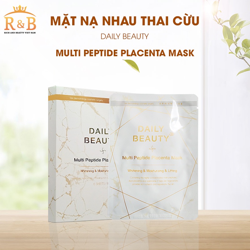 Mặt Nạ Nhau Thai Cừu-Multi Peptide Placenta Mask