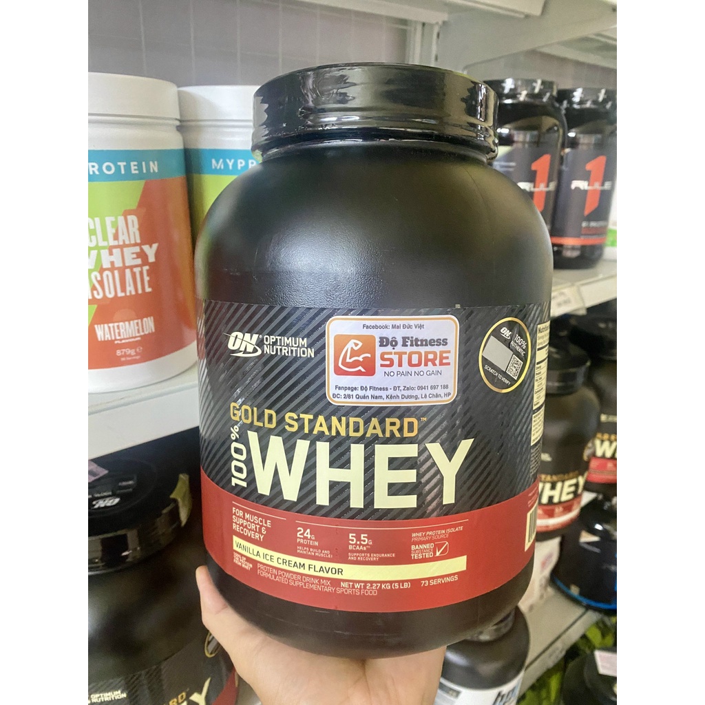 Sữa Tăng Cơ Whey Gold Standard Isolate 5 LBS  Whey Protein Tăng Cơ Giảm Mỡ Phát Triển cơ Bắp BCAA Glutamin