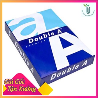 1 thùng giấy Double A - A4/70gsm/ Nhập khẩu Thai Lan [ 5 ram/ thùng, 500 tờ/ram ]