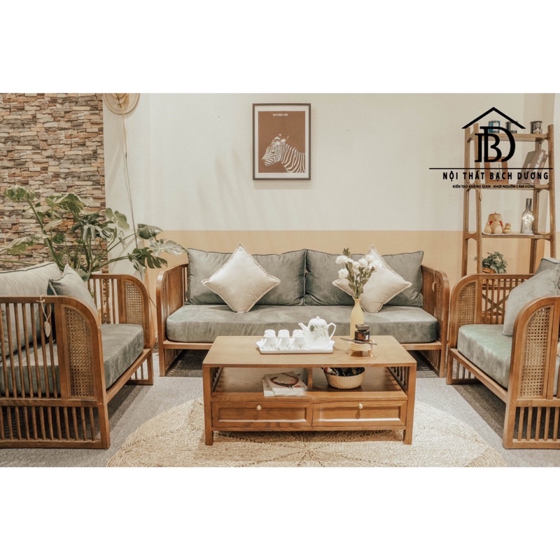 SOFA TAY QUÂY MÂY BĂNG