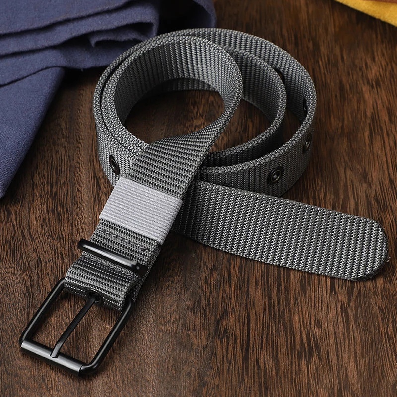 Thắt Lưng Nylon Khóa Cài Nhanh Khô Thoáng Khí Phong Cách Punk Hàng Mới Dành Cho Nam Và Nữ Trẻ Trung