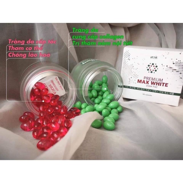 VIÊN TRẮNG DA MAX WHITE GENIE HÀN