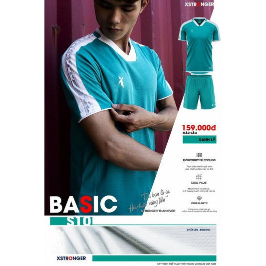 BỘ QUẦN ÁO ĐÁ BANH BASIC S10 SIÊU PHẨM GIÁ HỜI