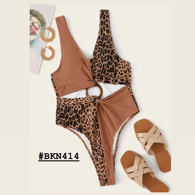 [BKN414] <ÂU> BODYSUIT NÂU PHỐI BEO SEXY | BigBuy360 - bigbuy360.vn