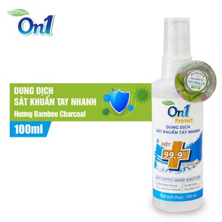 Dung dịch rửa tay khô On1 hương bamboo charcoal 100ml