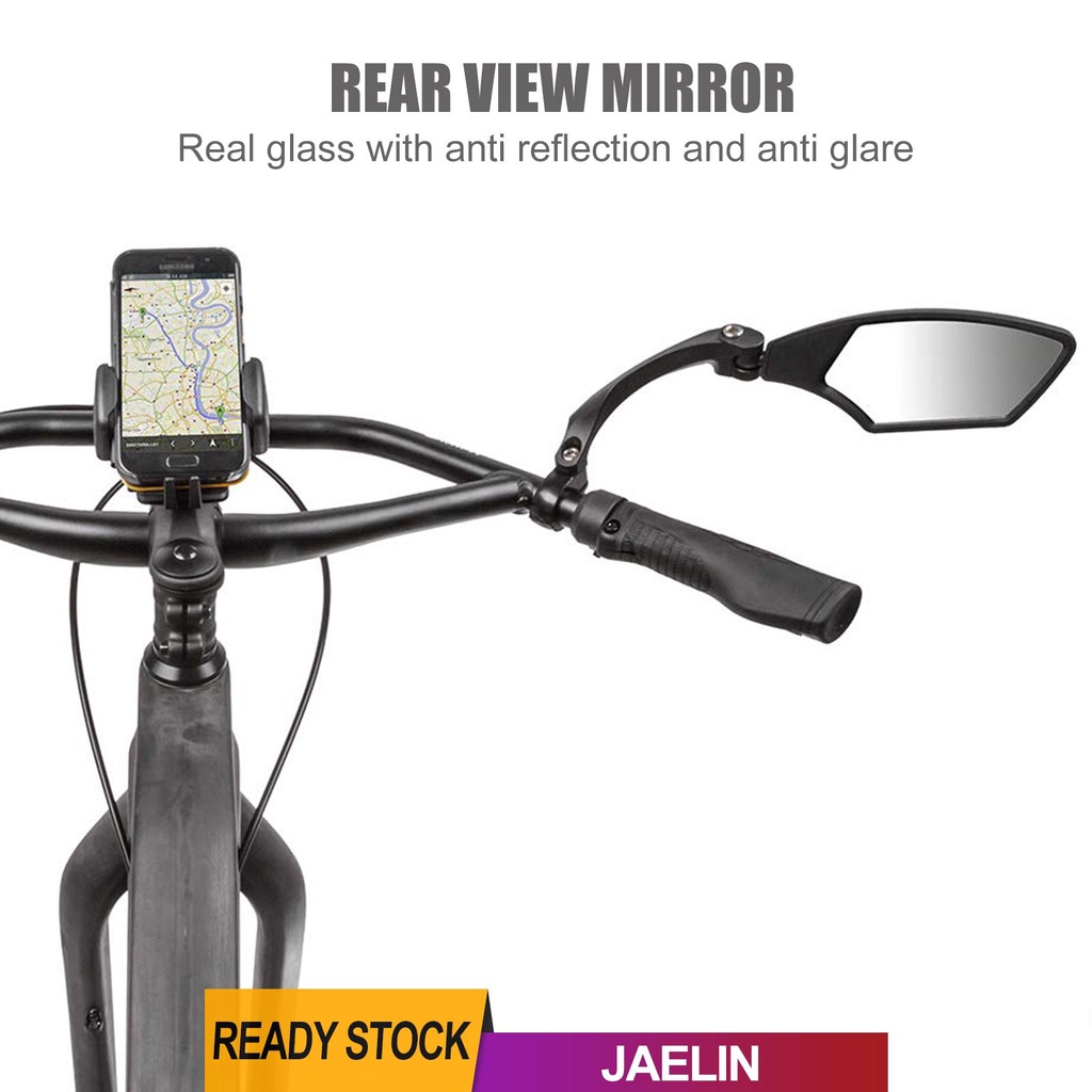 Gương chiếu hậu HD xoay 360 độ chống sốc cho xe đạp