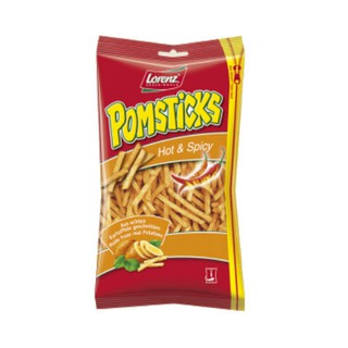 Snack khoai tây Lorenz Pomsticks vị ớt cay 100g