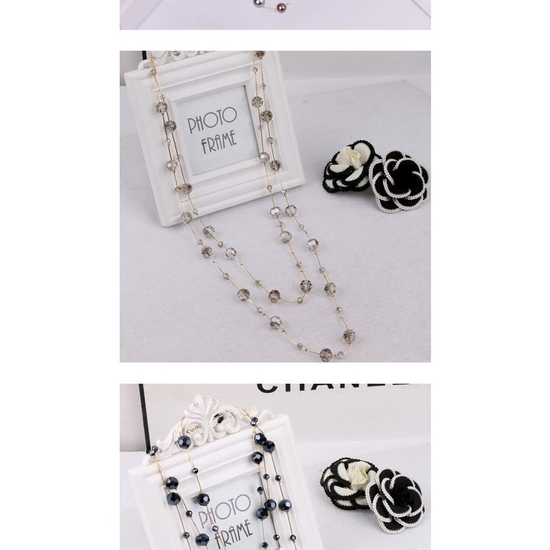 Dây Chuyền Dáng Dài Nhiều Lớp Đính Ngọc Trai Phong Cách Nhật Hàn Thời Trang