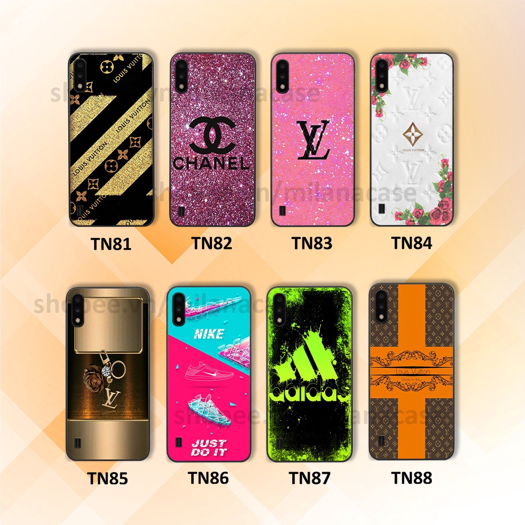 Ốp Samsung A01 / A02 in hình các thương hiệu nổi tiếng sang chảnh, đẳng cấp, cá tính