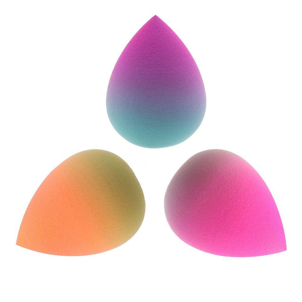 Mút Trang Điểm Ướt Và Khô Hình Giọt Nước Màu Sắc Gradient
