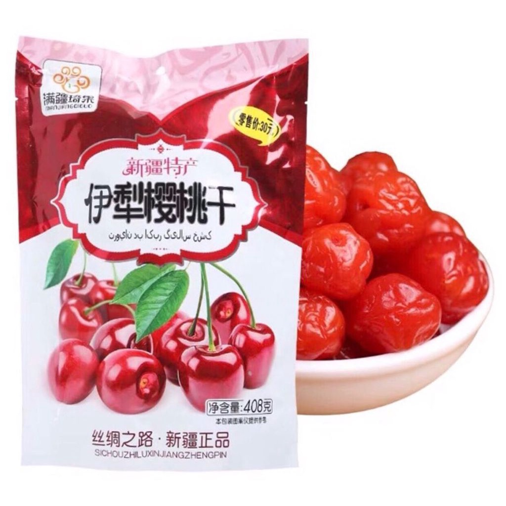 Ô mai hoa quả nhiệt đới gói 428 Gr  SIÊU RẺ  Ô Mai Cherry - Việt Quất Siêu Ngon - Ăn vặt 24