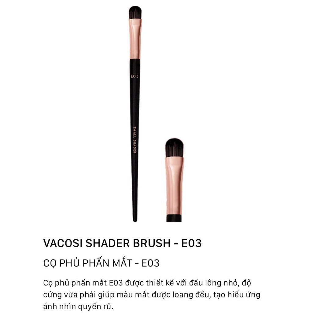 Cọ tán phấn mắt Vacosi collection Pro-makeup E03