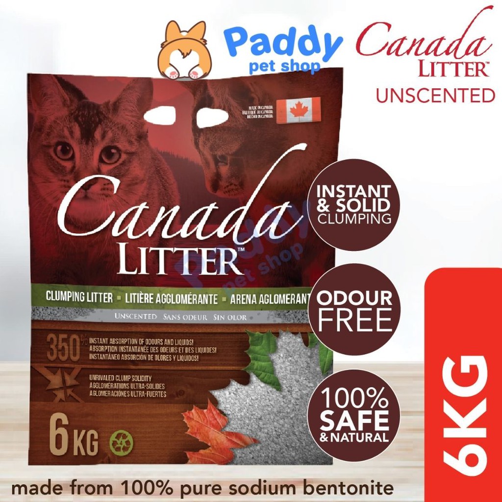 Cát Vệ Sinh Canada Litter Siêu Khử Mùi Cho Mèo (Nhập khẩu Canada)