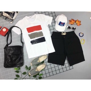 Áo thun 3 sọc bự nam nữ
