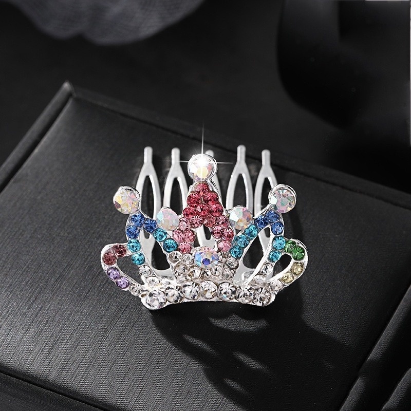 Vương Miện Công Chúa Đính Đá Dễ Thương Cho Bé Gái