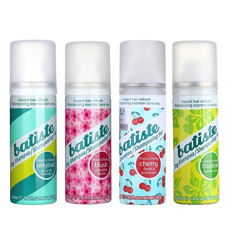 Dầu Gội Khô Batiste Mini 50ml Dry Shampoo Nhập Khẩu 100% Từ Anh Quốc, Có Tem Cào Điện Tử