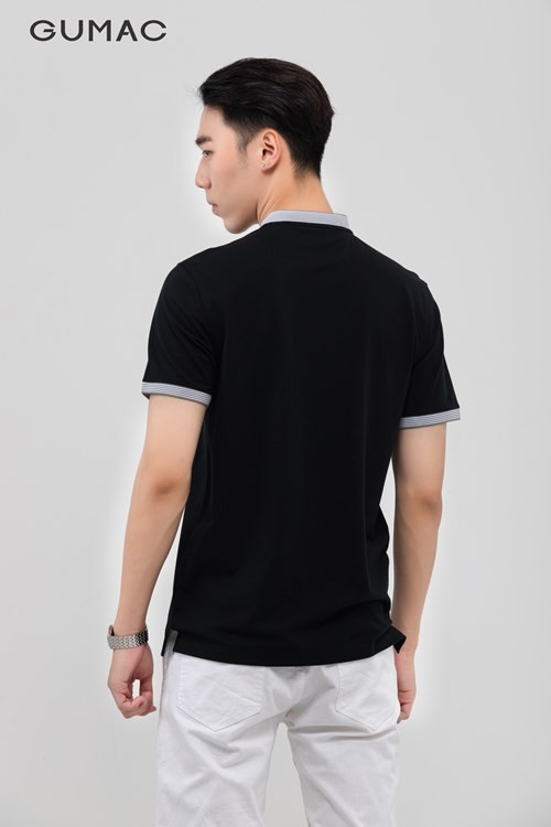 [Mã WABRGD12 giảm 10% đơn 250K] Áo thun polo nam GUMAC cổ trụ bo sọc, lịch lãm phong cách basic ATNB399 | BigBuy360 - bigbuy360.vn
