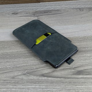 Bao da dây rút iphone 11 pro da bò