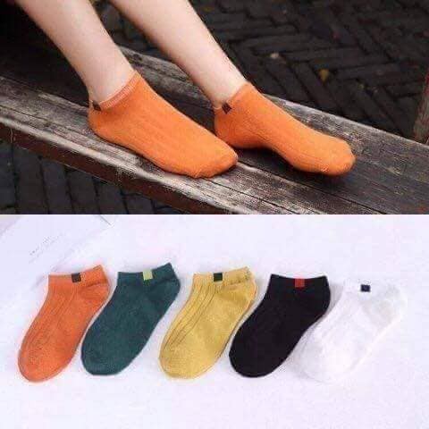 Hộp tất gân Muji nữ loại 5 đôi siêu đẹp
