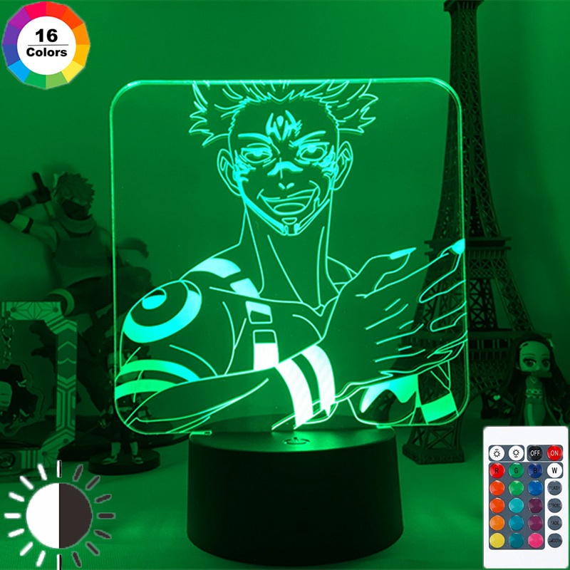 Đèn Ngủ Led 3d Hình Đội Bóng Jujutsu Kaisen