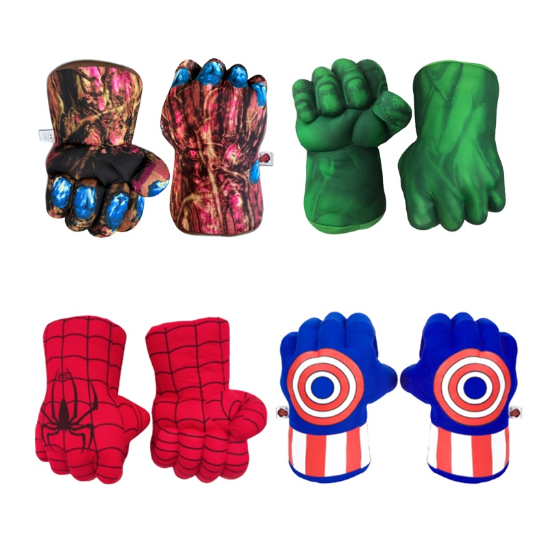 Găng Tay Đấm Bốc Nhồi Bông Siêu Anh Hùng Marvel The Avengers Spiderman Iron Man Captain America Hulk Thor