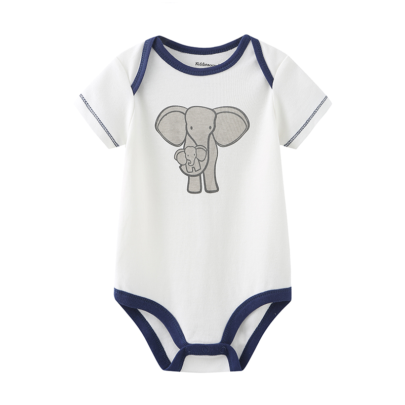Set 3 áo liền quần vải cotton mỏng thời trang mùa hè dành cho trẻ sơ sinh