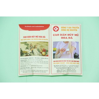 Combo 2 liệu trình cao dán hút mủ đông y gia truyền Hoa Đà