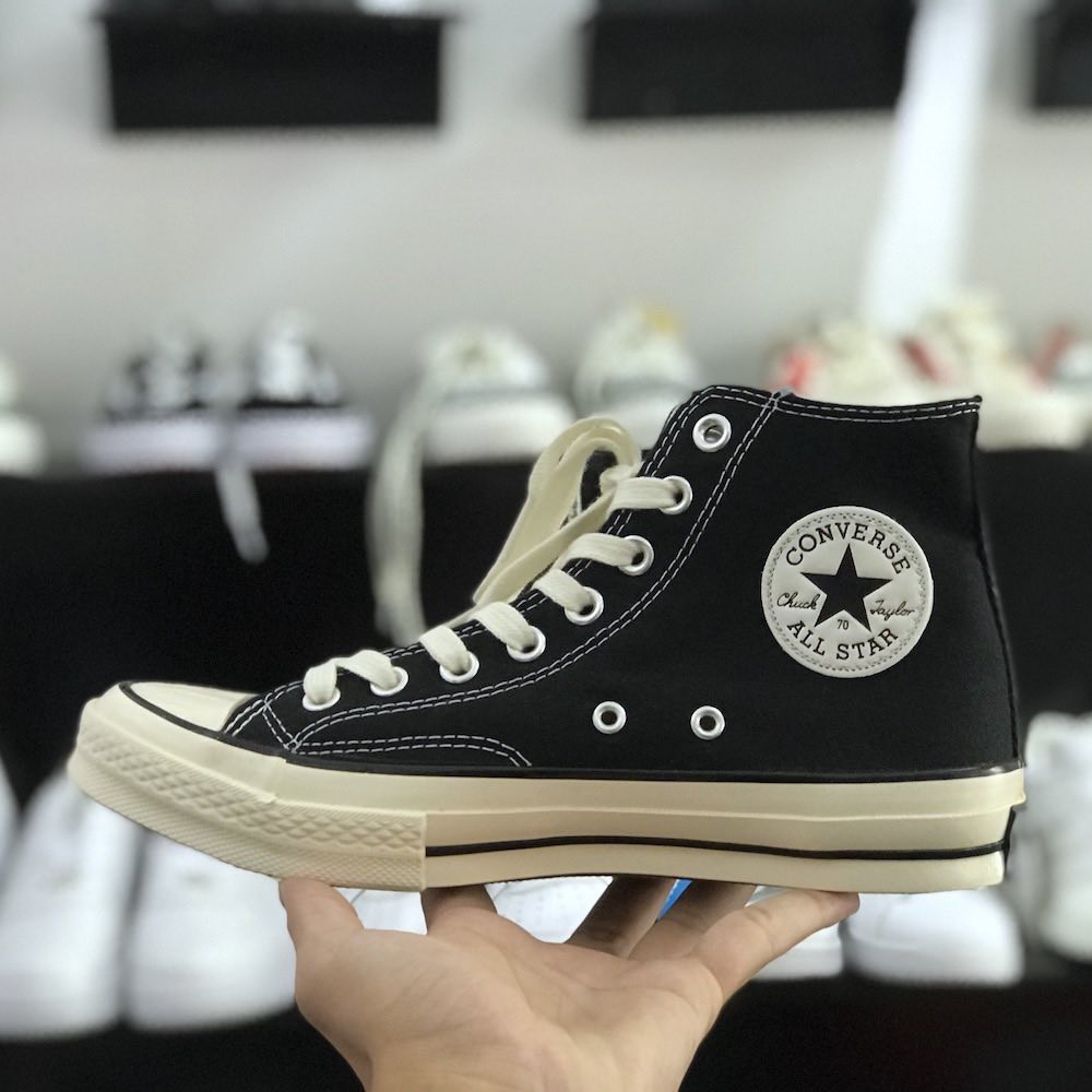 [ẢNH THẬT + FULLBOX]Giày CV Classic All Star Đen Cổ Cao Nam Nữ