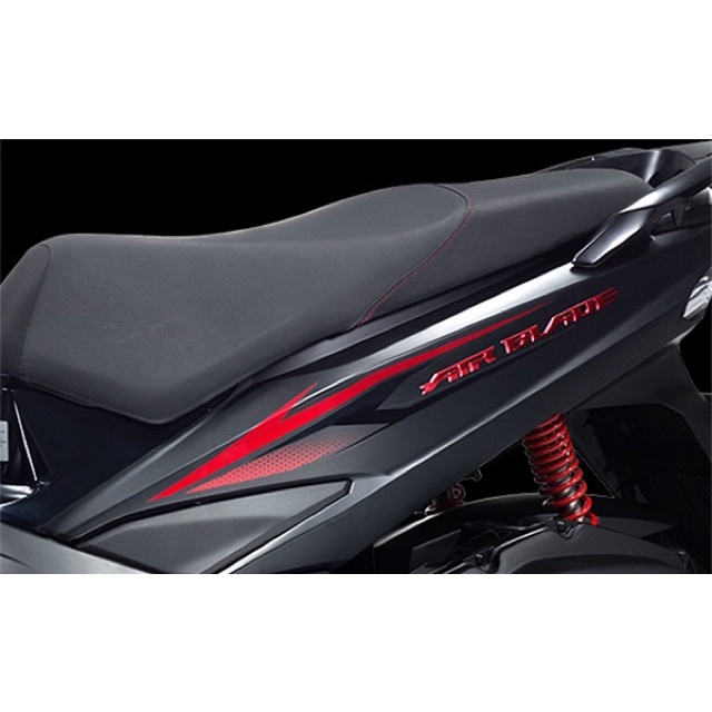 Tem chữ nổi Airblade 3D Đỏ xe AB đen nhám  Zin chính hãng honda