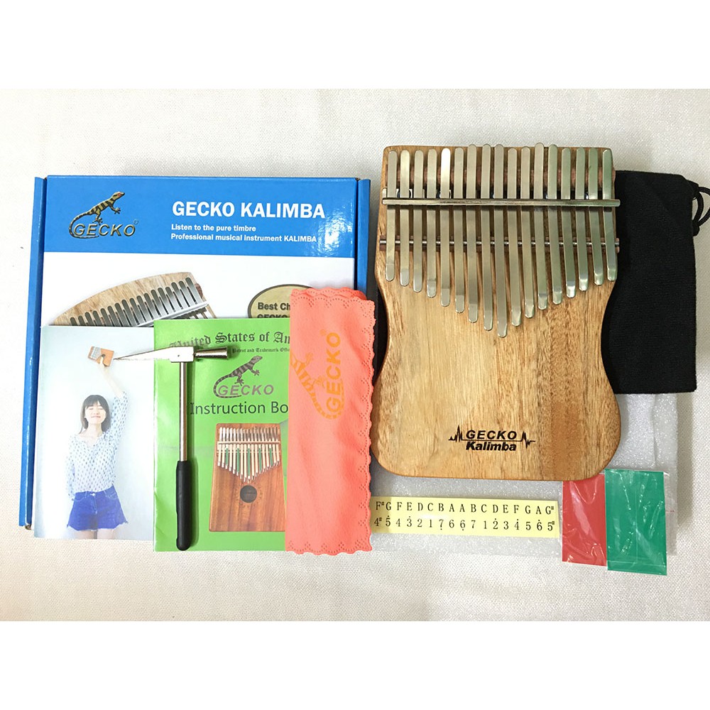 ( SALE ) ĐÀN KALIMBA GECKO 17 PHÍM  K17CAP TẶNG KÈM KHÓA HỌC KALIMBA MIỄN PHÍ - HÀNG CÓ SẴN