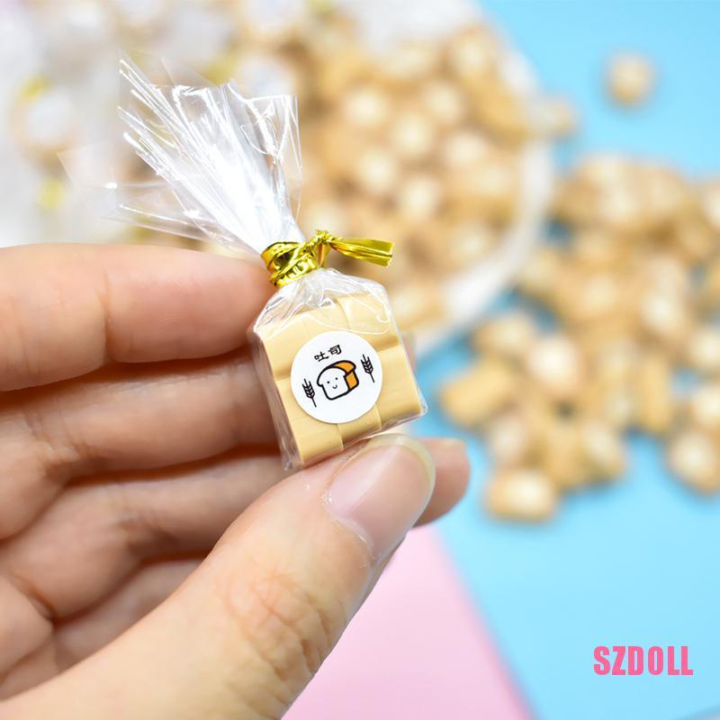 Set 3 Mô Hình Bánh Mì Đồ Chơi Mini Trang Trí Nhà Búp Bê